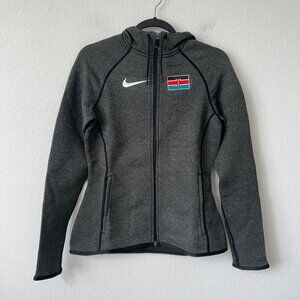 NEW Nike Womens Tech Fleece Kenya Hoodie Jacket CT4116-001 Size S Gray